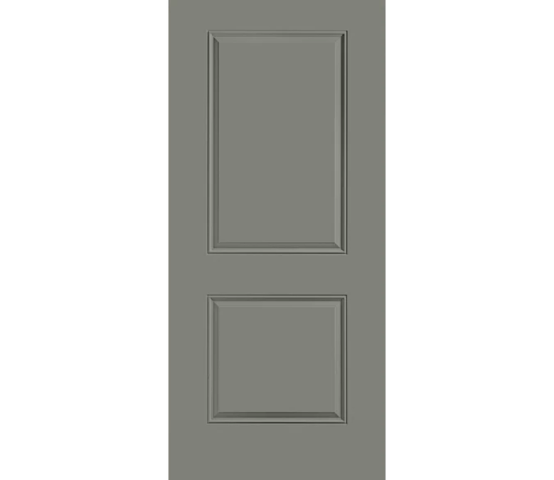 Cherry Hill 2 Panel Square Steel Entry Door