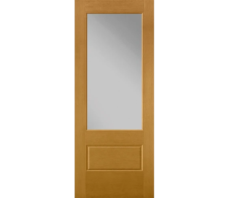 Cherry Hill 3 Quaters Light Fiberglass Entry Door