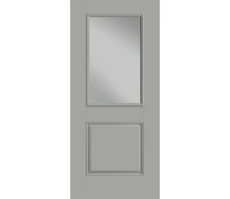 Cherry Hill Half Light 1 Panel Fiberglass Entry Door