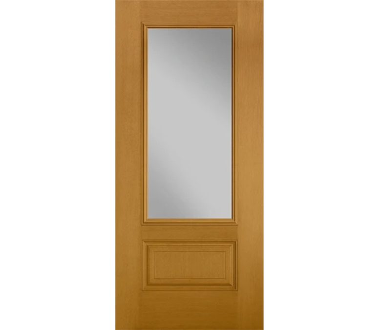 Cherry Hill Three Quaters light Fiberglass Entry Door